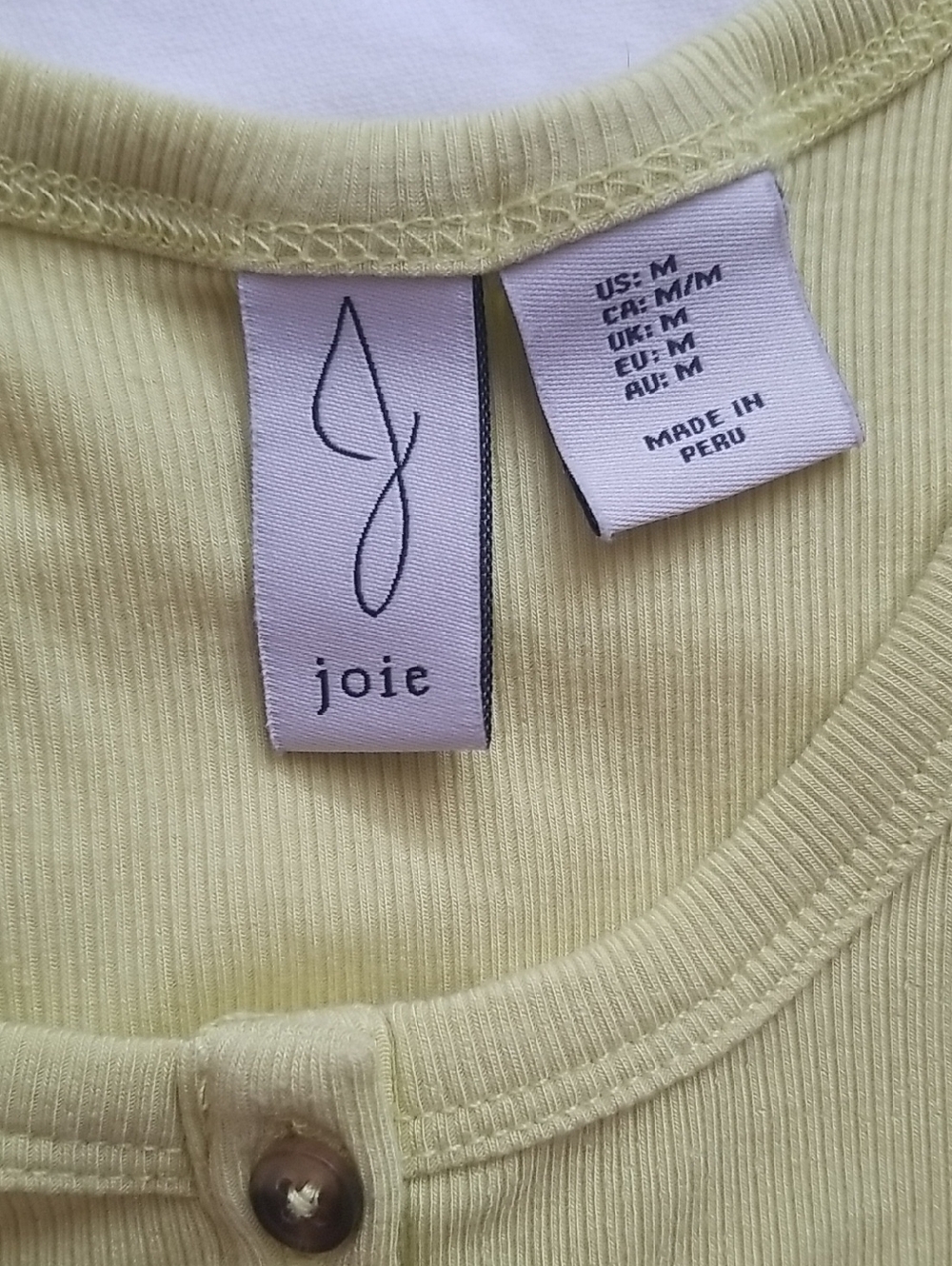Yellow Green🍏 Ribbed Tank Top with Button Placket - Picture 2 of 4